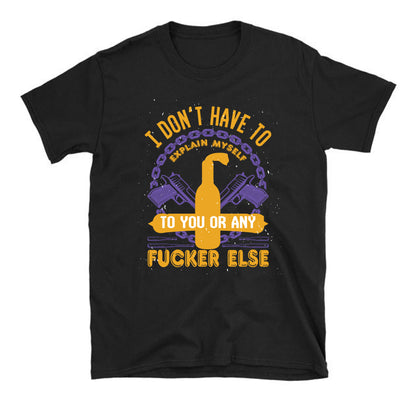 i don’t have to skull Unisex T-Shirt