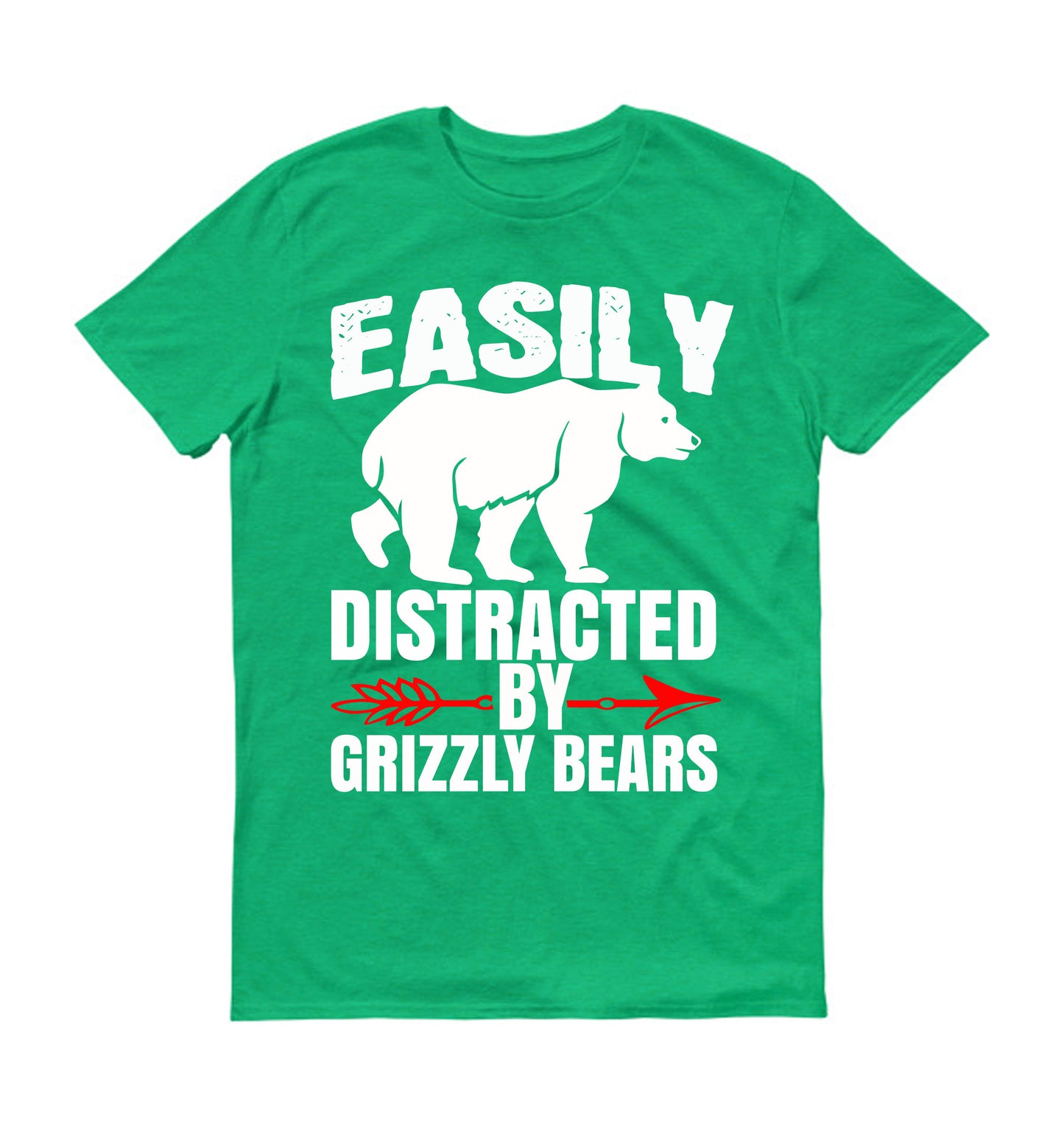 Easily distracted by grizzly bears big papa Unisex T-Shirt