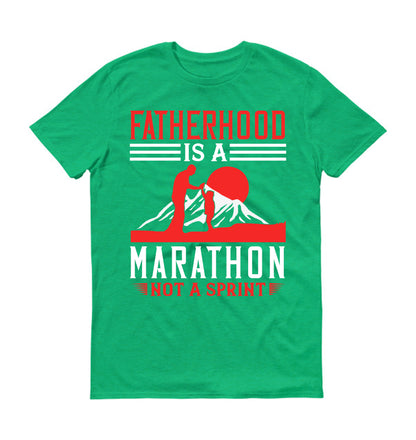 Fatherhood is a marathon, not a sprint Father's day Unisex T-Shirt