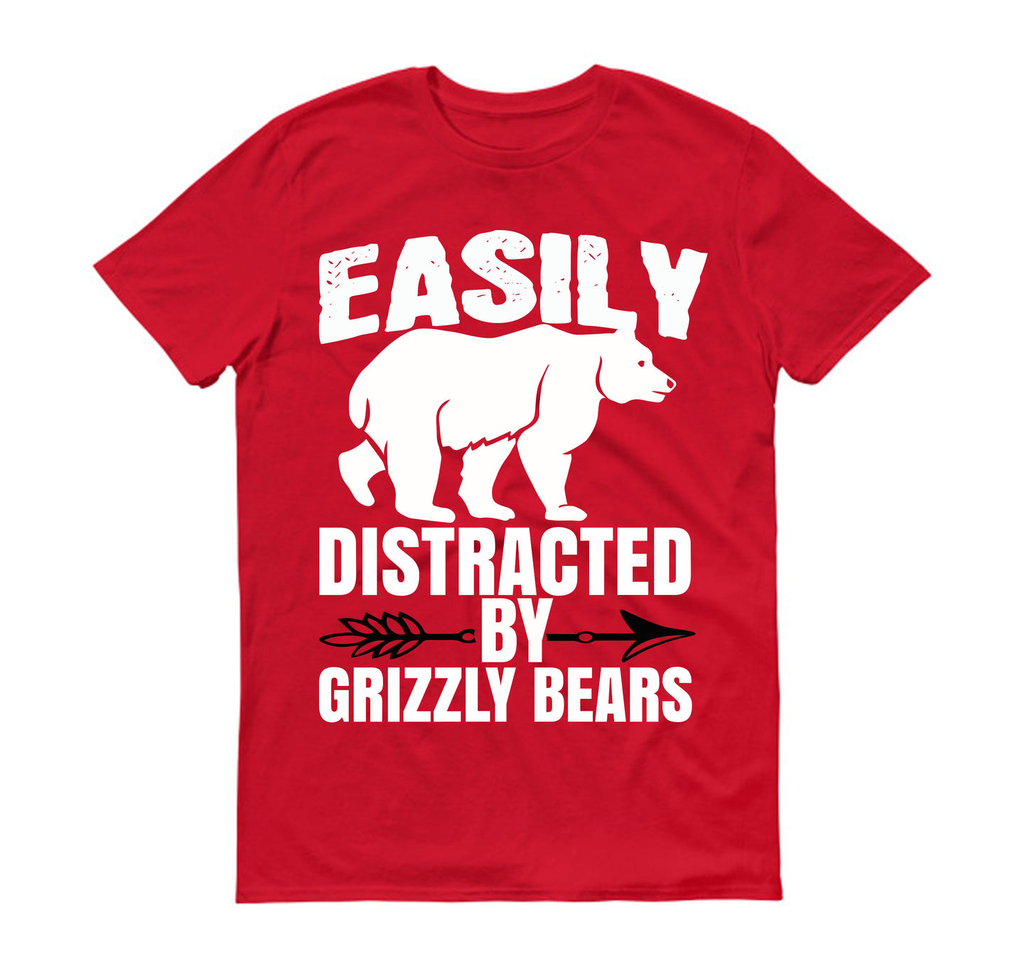 Easily distracted by grizzly bears big papa Unisex T-Shirt